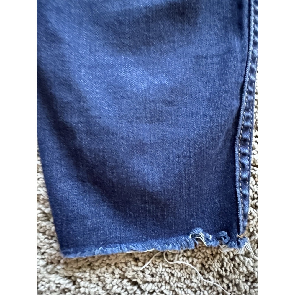 Kut From The Kloth Connie Ankle Skinny Jeans Women's Size 10 Raw Hem Dark Blue - Picture 12 of 13